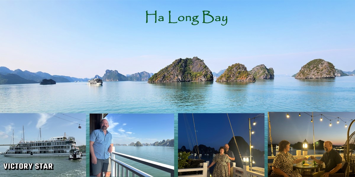 Scott and Rose in Ha Long Bay