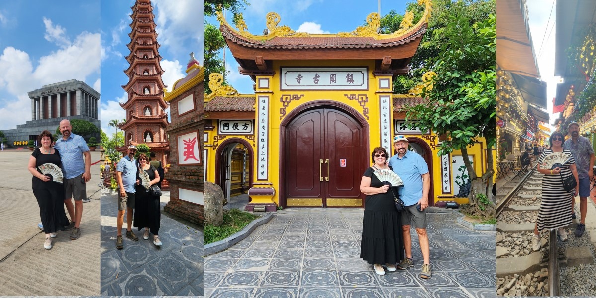 Scott and Rose in Hanoi