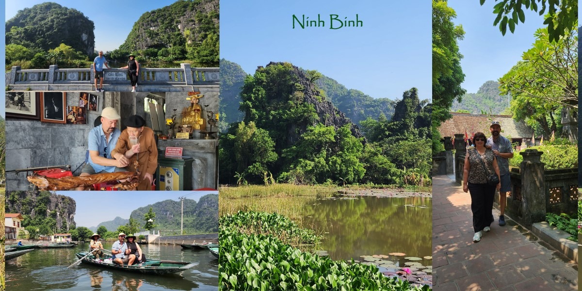 Scott and Rose in Ninh Binh