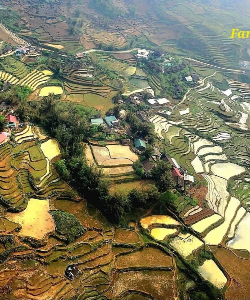 Panoramic view from the Fansipan cable car