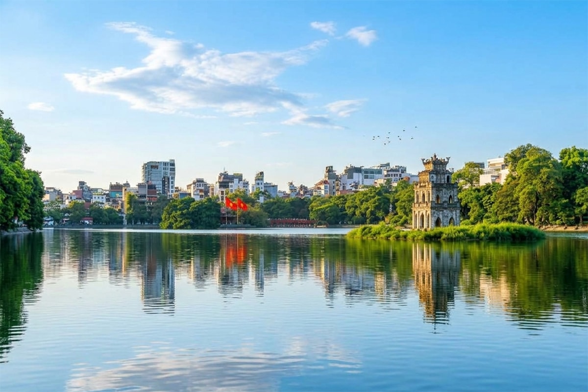 Ngoc Son Temple - Hoan Kiem Lake - Hanoi